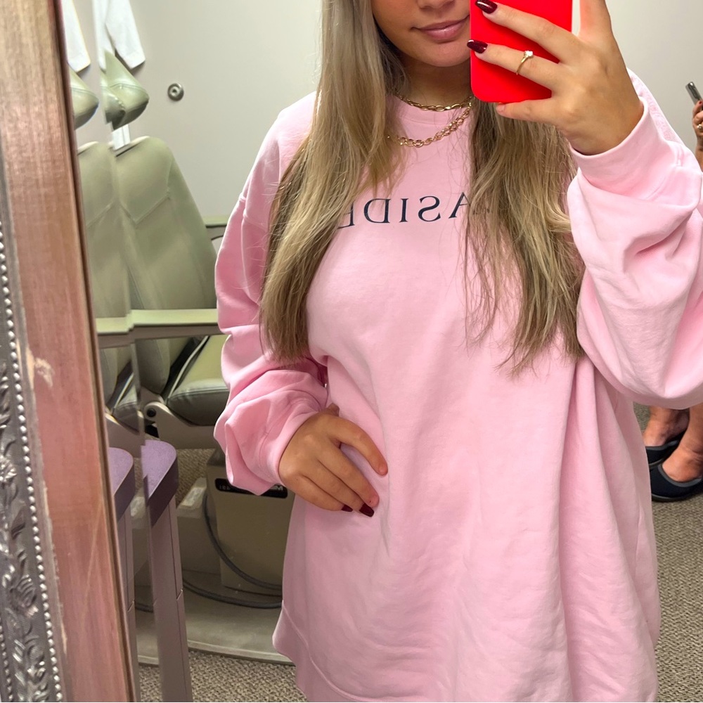 PREPPY CUTE OVERSIZED SEASIDE HOODIE